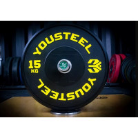 Диск 15кг YouSteel Traning PRO черный