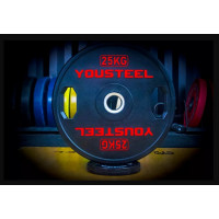 Диск 25 кг YouSteel TWO HANDLES