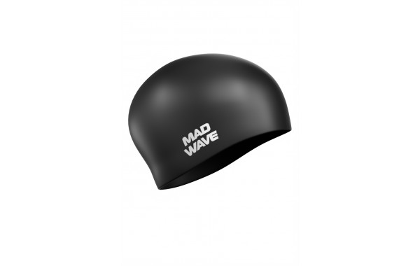 Силиконовая шапочка Mad Wave Long hair silicone M0511 01 0 01W черный 600_380