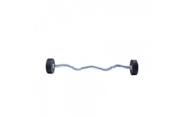 Фиксированная кривая штанга Live Pro Ez Curl Urethane Barbells LP8011-10 10кг 600_380