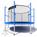 Батут i-Jump Classic 10FT 306 см с нижней сетью и лестницей синий 75_75