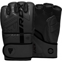 Перчатки тренировочные RDX Grappling F6 GGR-F6MB черный матовый