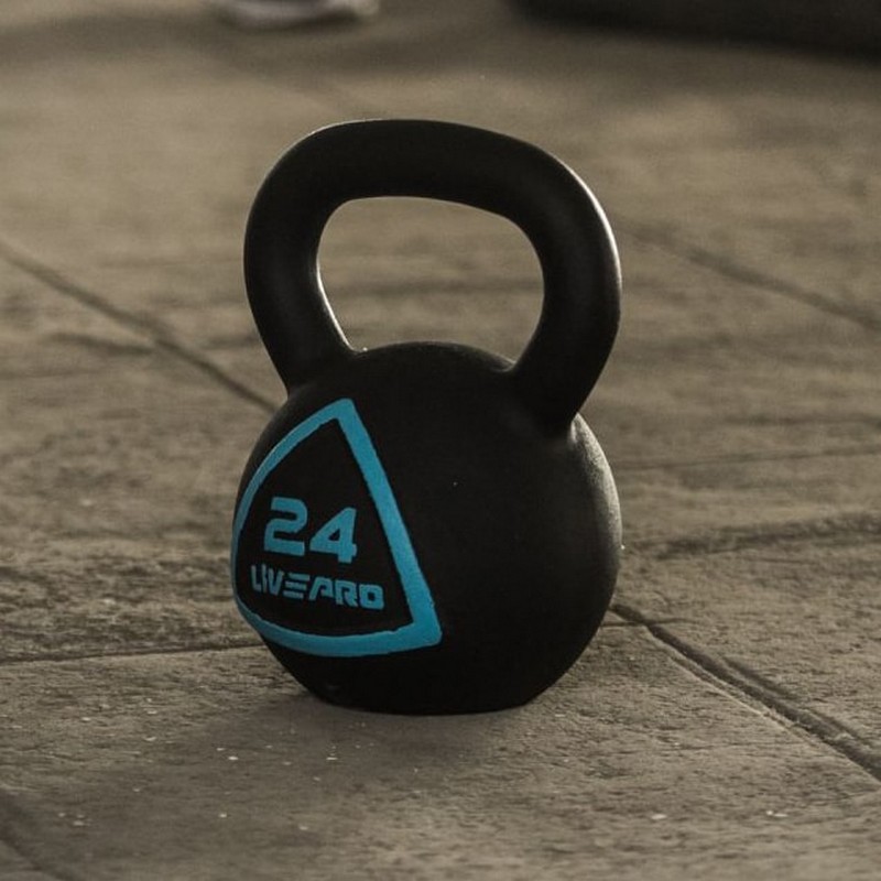 Чугунная гиря 24кг Live Pro Solid Cast Iron Kettlebell LP8041-24 800_800