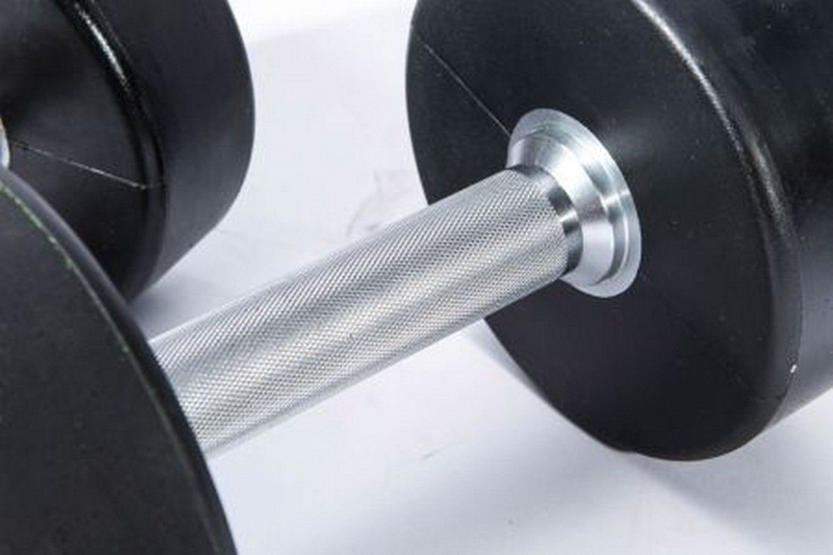 Гантели в уретане 30 кг Live Pro Premium Urethane Dumbbells LP8000-30 1200_800