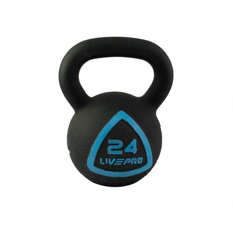 Чугунная гиря 24кг Live Pro Solid Cast Iron Kettlebell LP8041-24 800_800