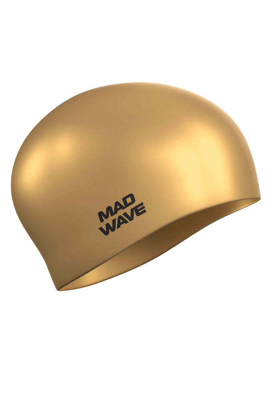 Силиконовая шапочка Mad Wave Long hair silicone M0511 01 0 18W золото 870_1305