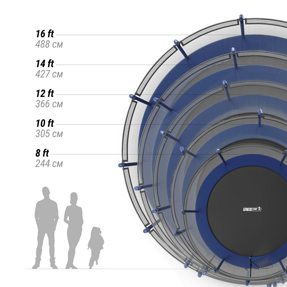 Батут Unix Line SUPREME BASIC 16 ft (blue) TRUSUB16BL 1000_1000