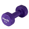 Гантель виниловая Star Fit DB-101 4 кг, фиолетовый. 120_120