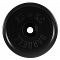 Диск олимпийский d51мм евро-классик MB Barbell MB-PltBE-25 25 кг черный 120_120